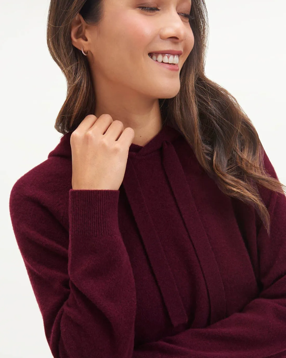 Becca Cashmere Sweater Hoodie