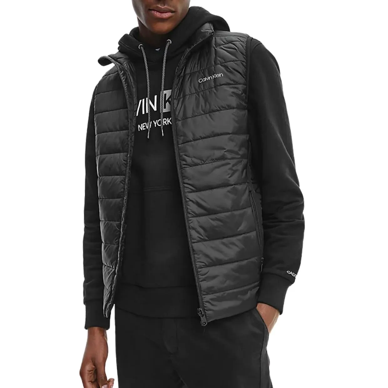 Calvin Klein Black Lightweight Gilet