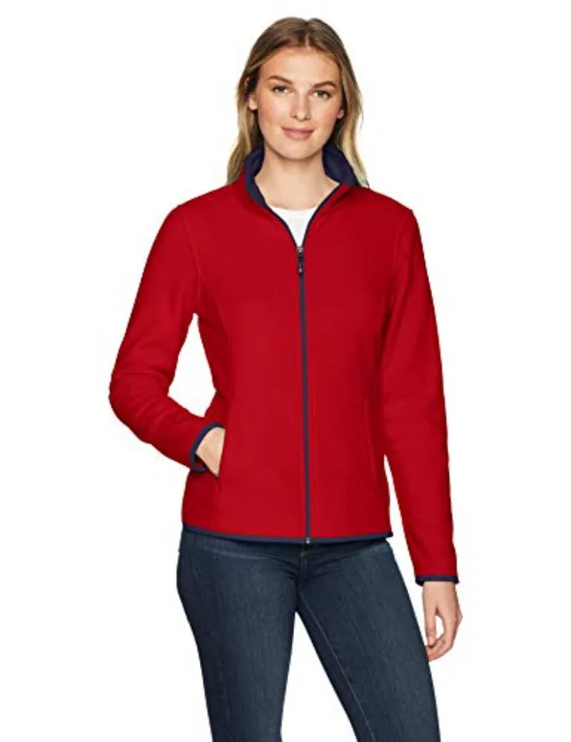 Classic Fit Long-Sleeve Full-Zip Fleece Jacket