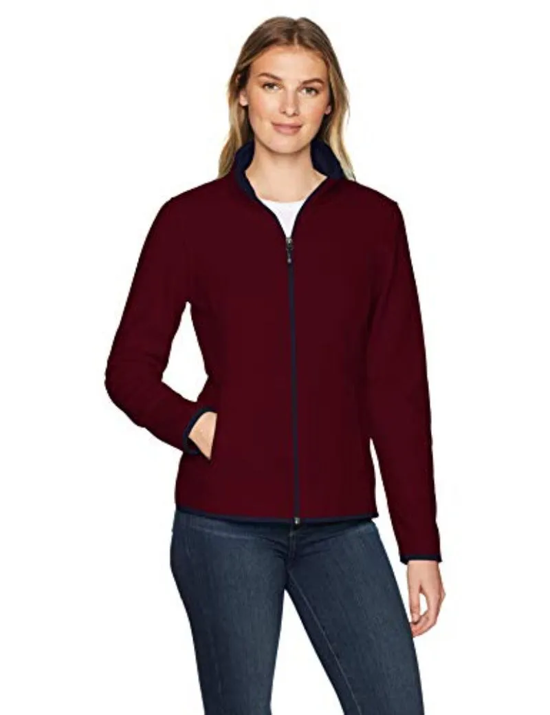 Classic Fit Long-Sleeve Full-Zip Fleece Jacket