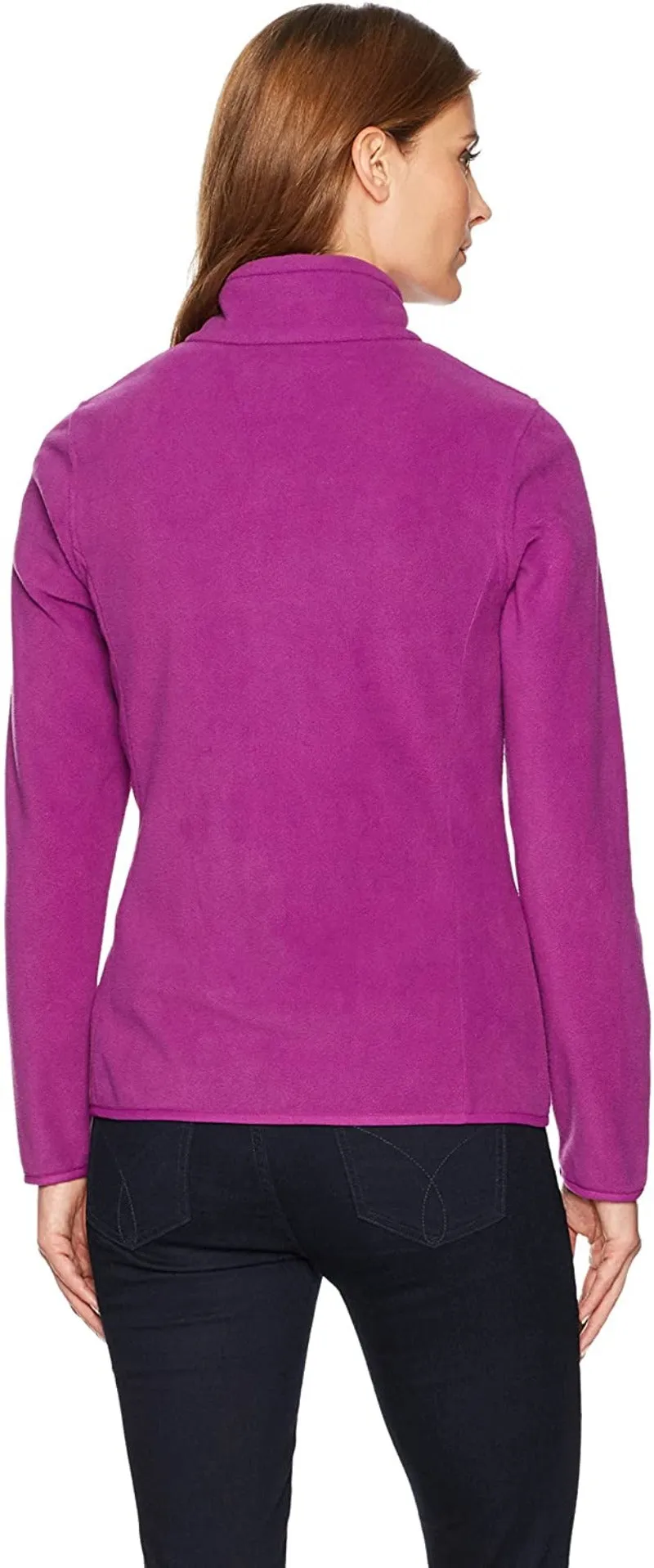 Classic Fit Long-Sleeve Full-Zip Fleece Jacket