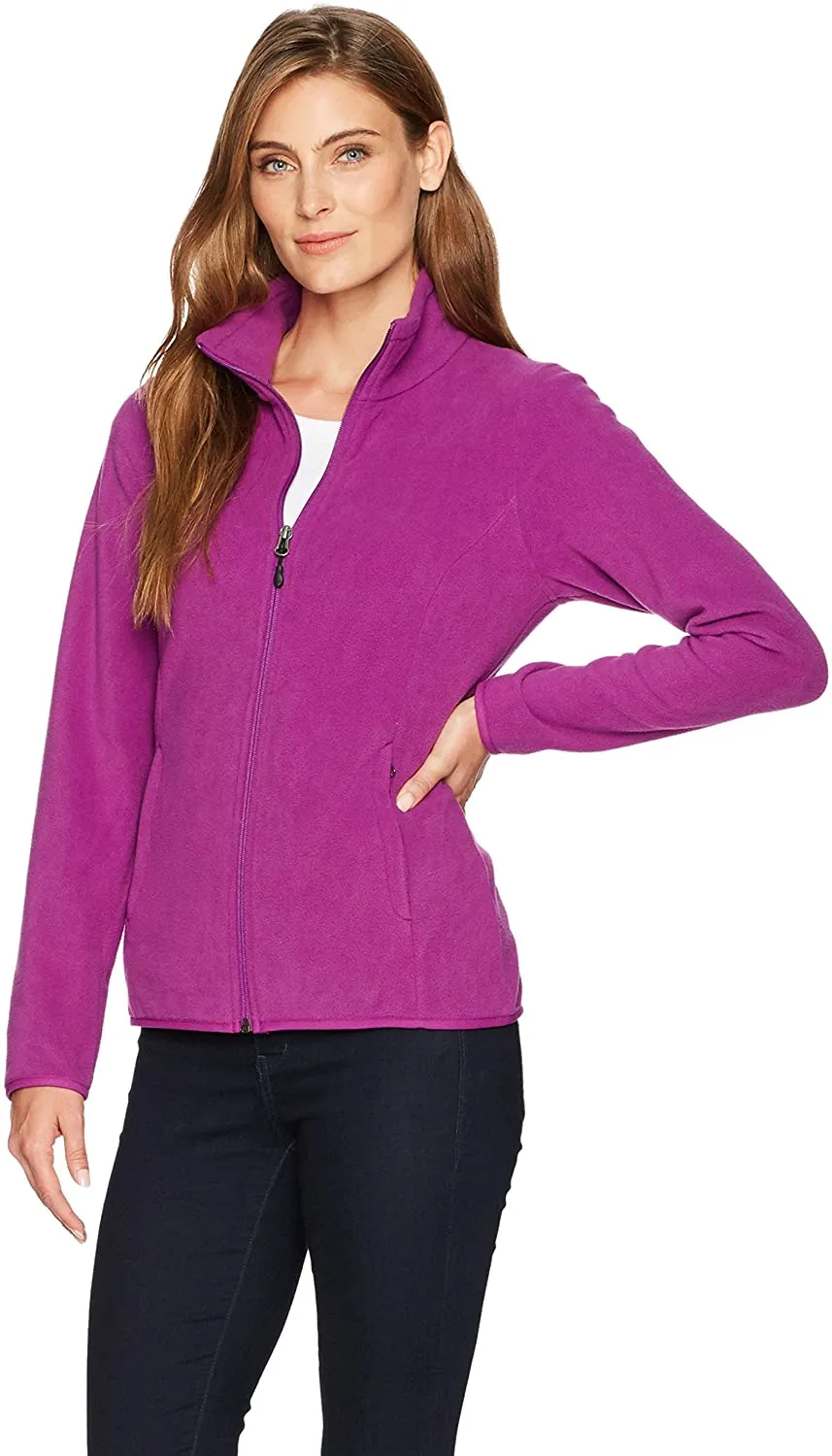 Classic Fit Long-Sleeve Full-Zip Fleece Jacket