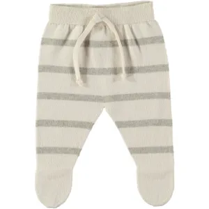 Cotton Knitted Striped Footie