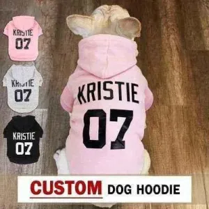 Didog Luxe Personalised Pup Hoodies