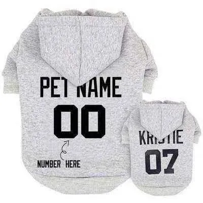 Didog Luxe Personalised Pup Hoodies