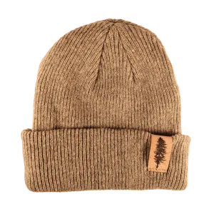 Doug Fir 100% Merino Wool   Cork Beanie | Olive