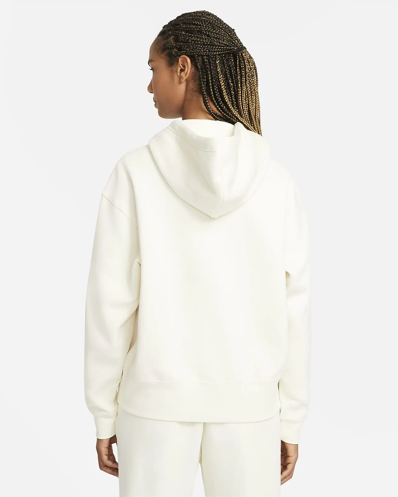 Fleece Hoodie (Coconut Milk   White)