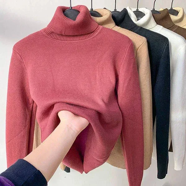 Ivyshape | Comfortable Fleece Sweater