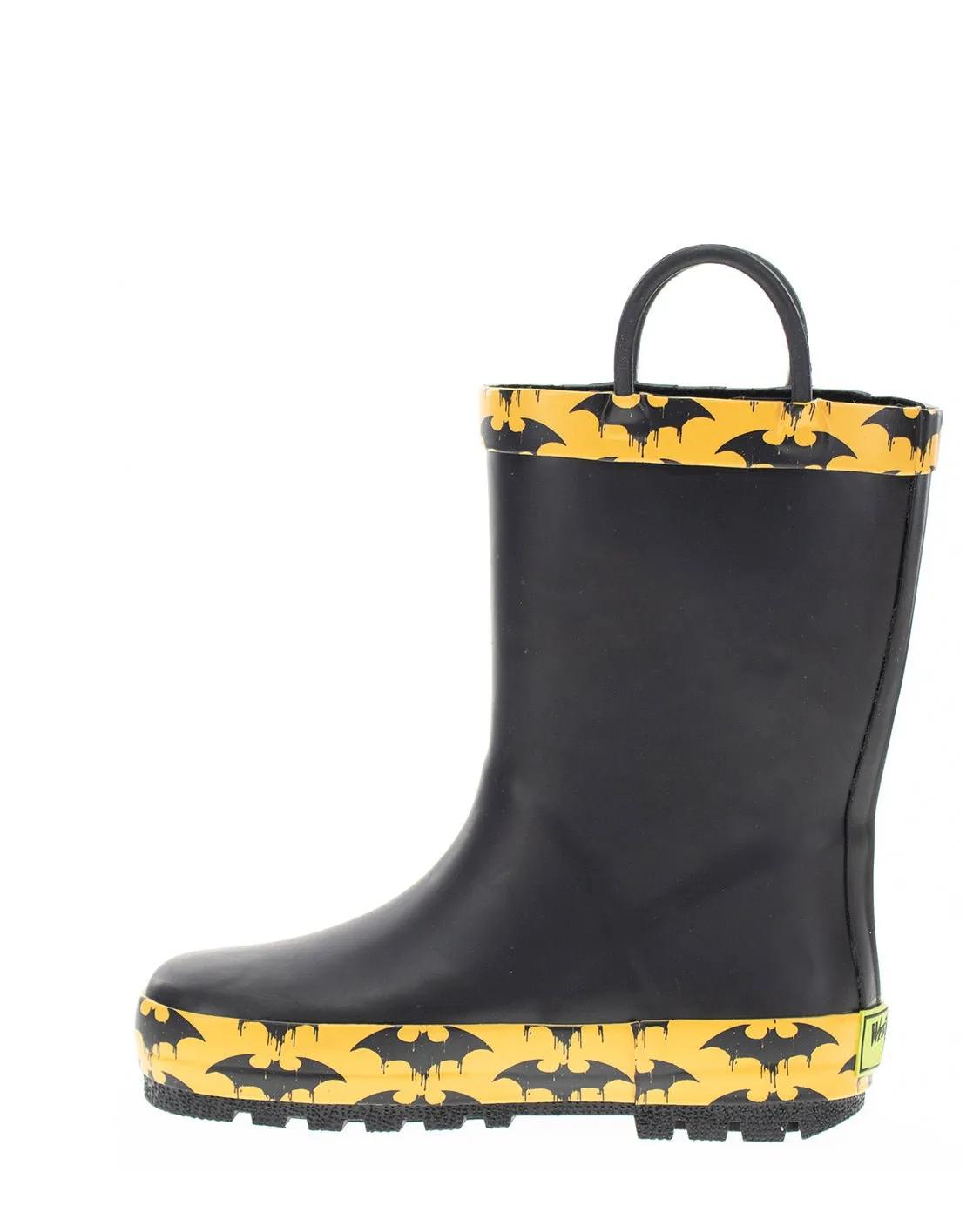 Kids Batman Grunge Rain Boot - Black