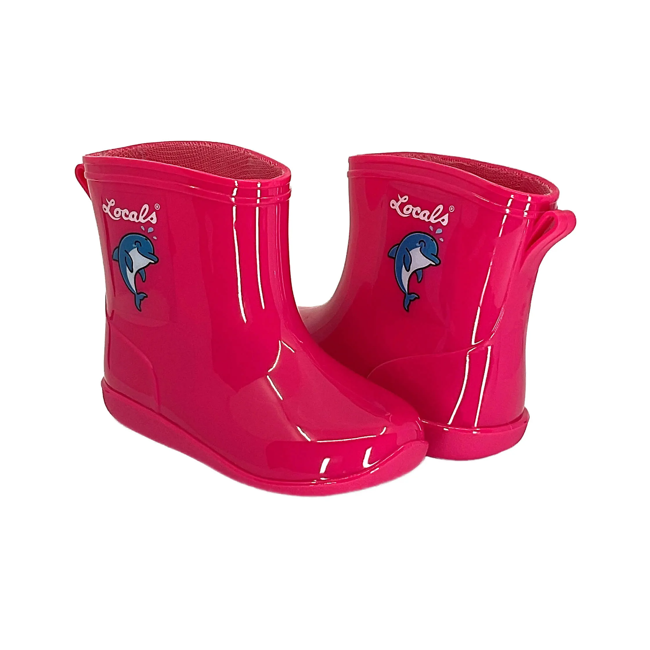 Kids Rain Boots - Red