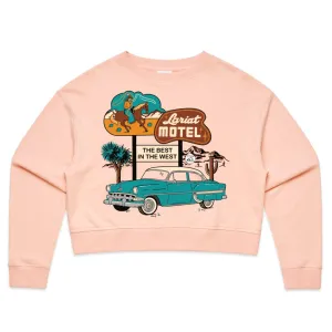 Lariat Motel Cropped Sweater