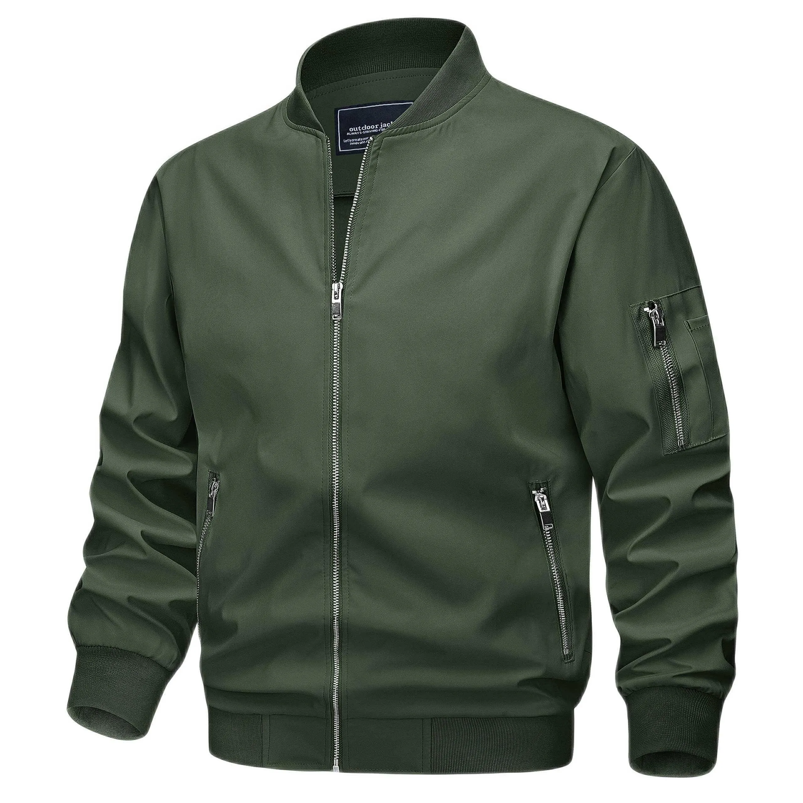 Stylish Lightweight Mens Bomber Jacket - Available in 16 Vibrant Colors