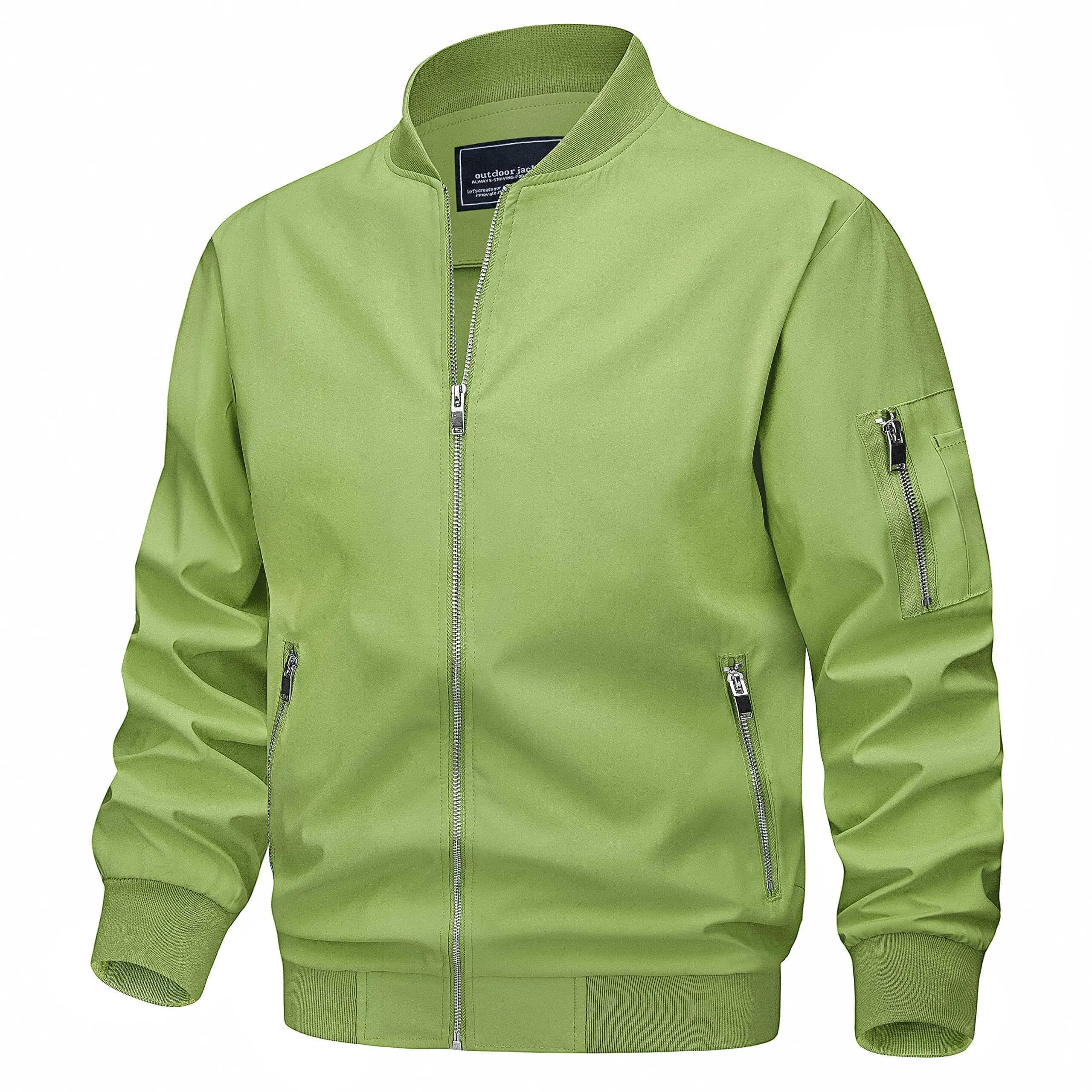 Stylish Lightweight Mens Bomber Jacket - Available in 16 Vibrant Colors