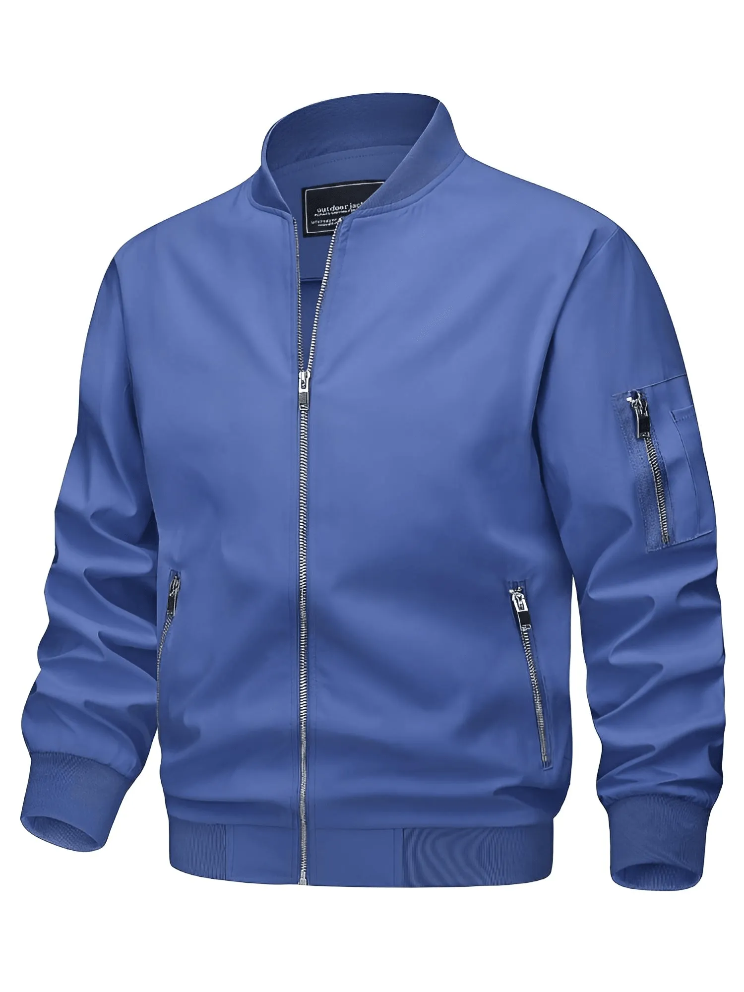 Stylish Lightweight Mens Bomber Jacket - Available in 16 Vibrant Colors