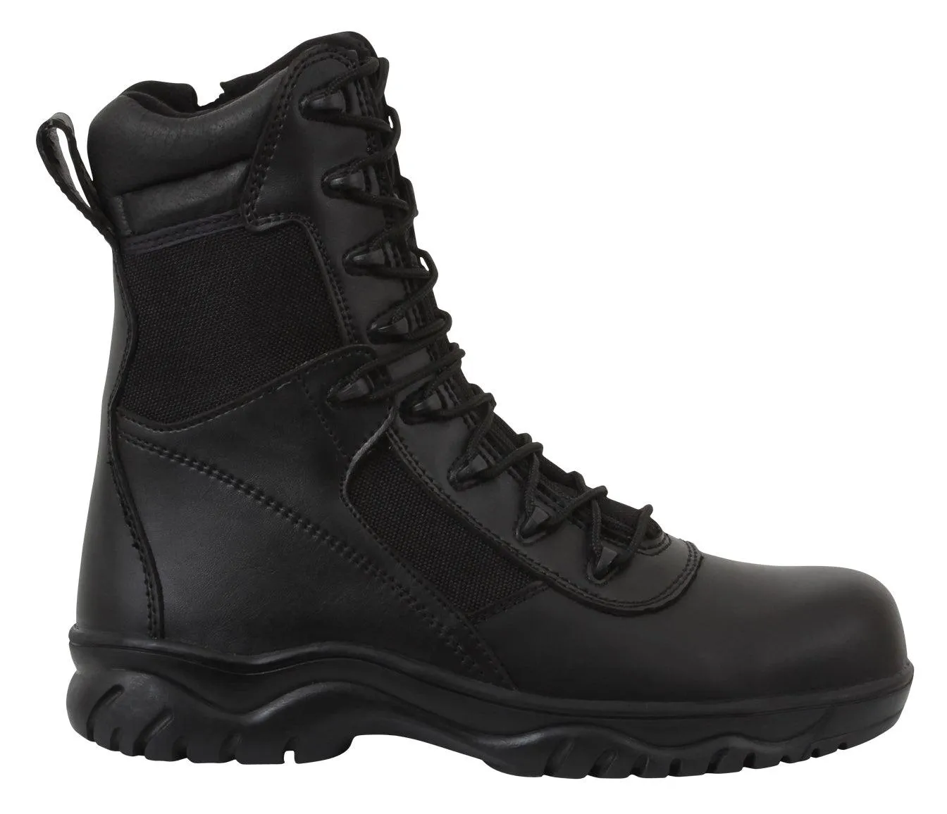 Rothco Forced Entry Tactical Boot With Side Zipper & Composite Toe - 8 Inch