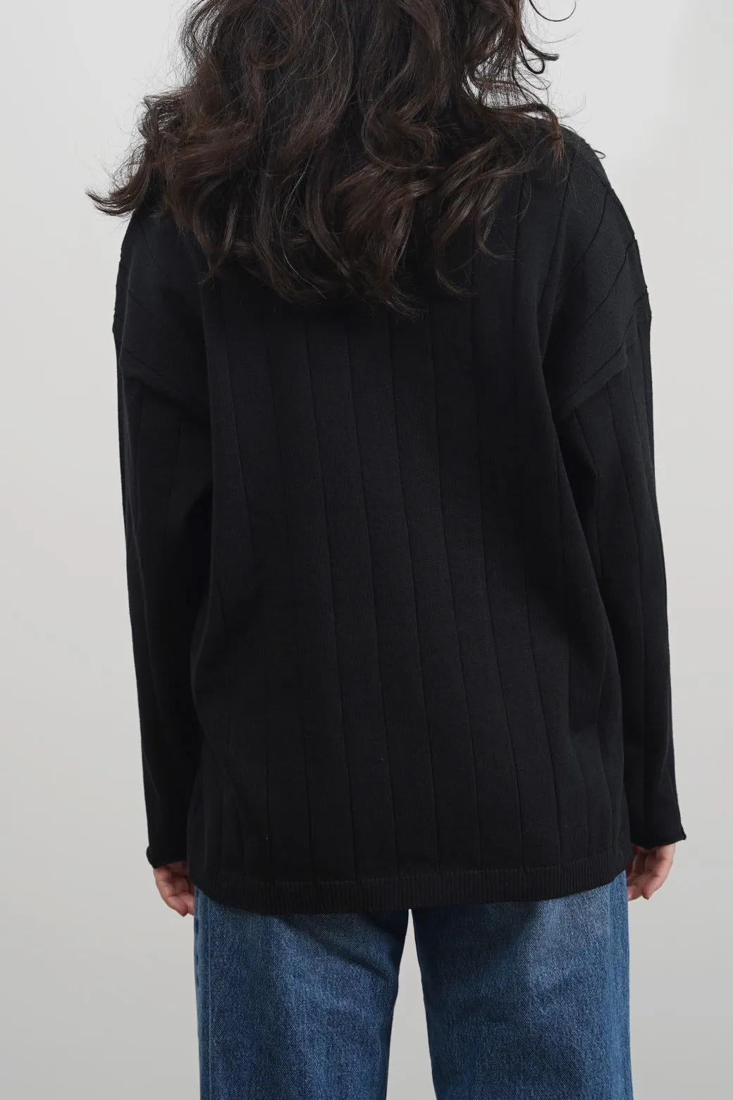 SOFT RIB-KNIT JUMPER