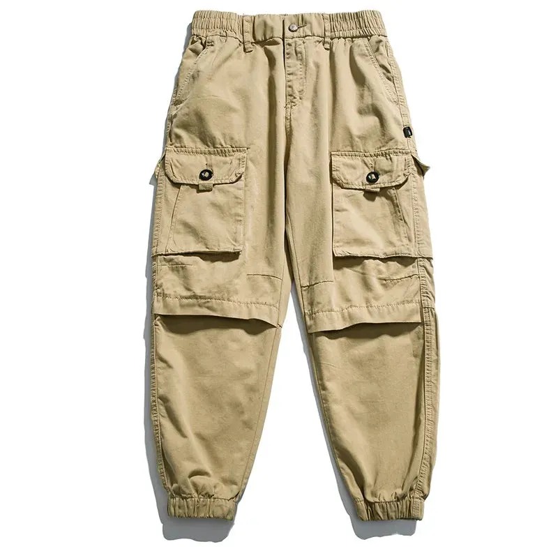 Streetwear Military Tactical Cargo Pants Japanese Casual Plus Size Harem Joggers