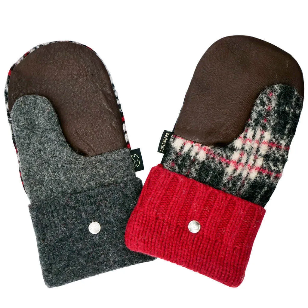 Sweater Mittens with Buckskin Palms