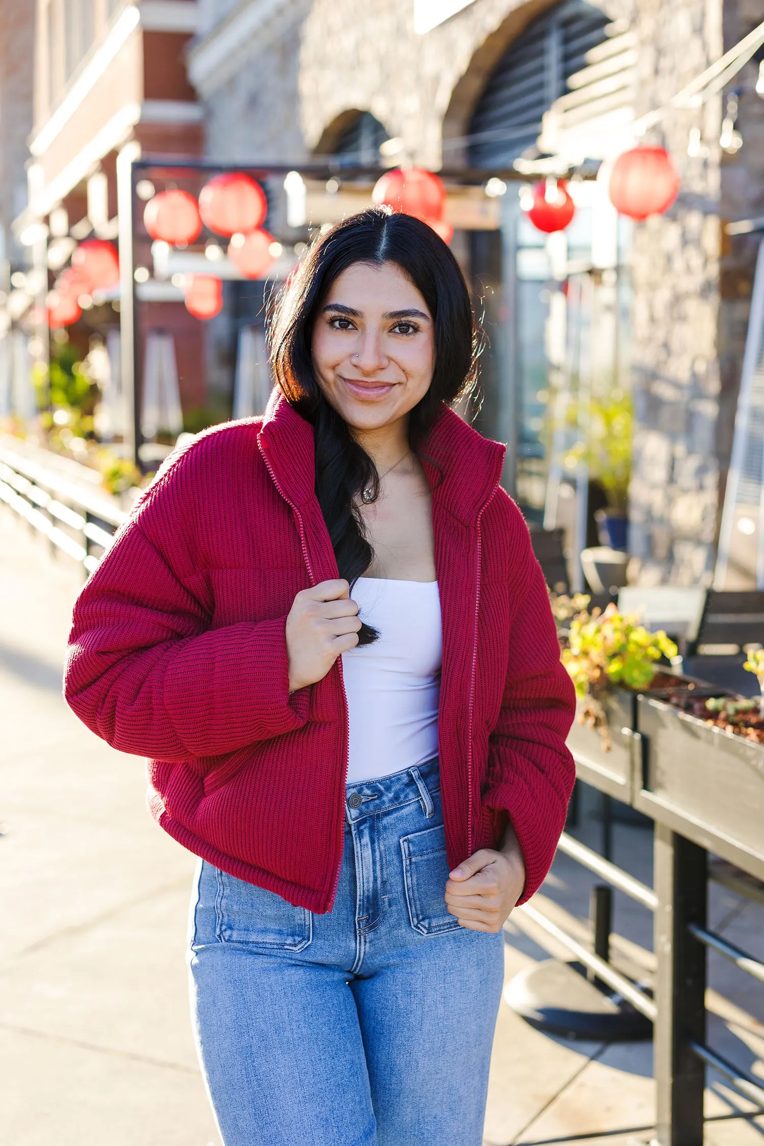 The Winter Days Cozy Zip Up PufferJacket