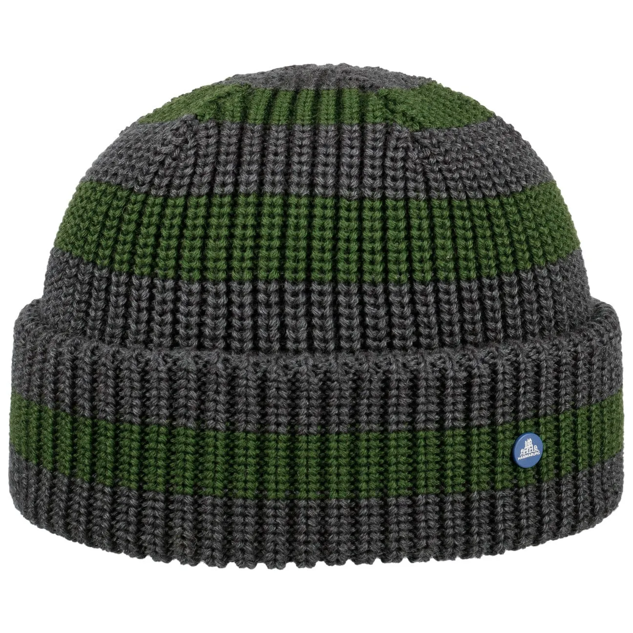 Twotone Stripes Beanie Hat by Hammaburg