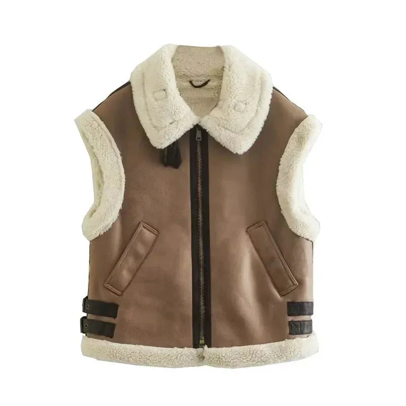 Wenkouban-Winter Outfits Christmas Naya Sleeveless Vest Jacket