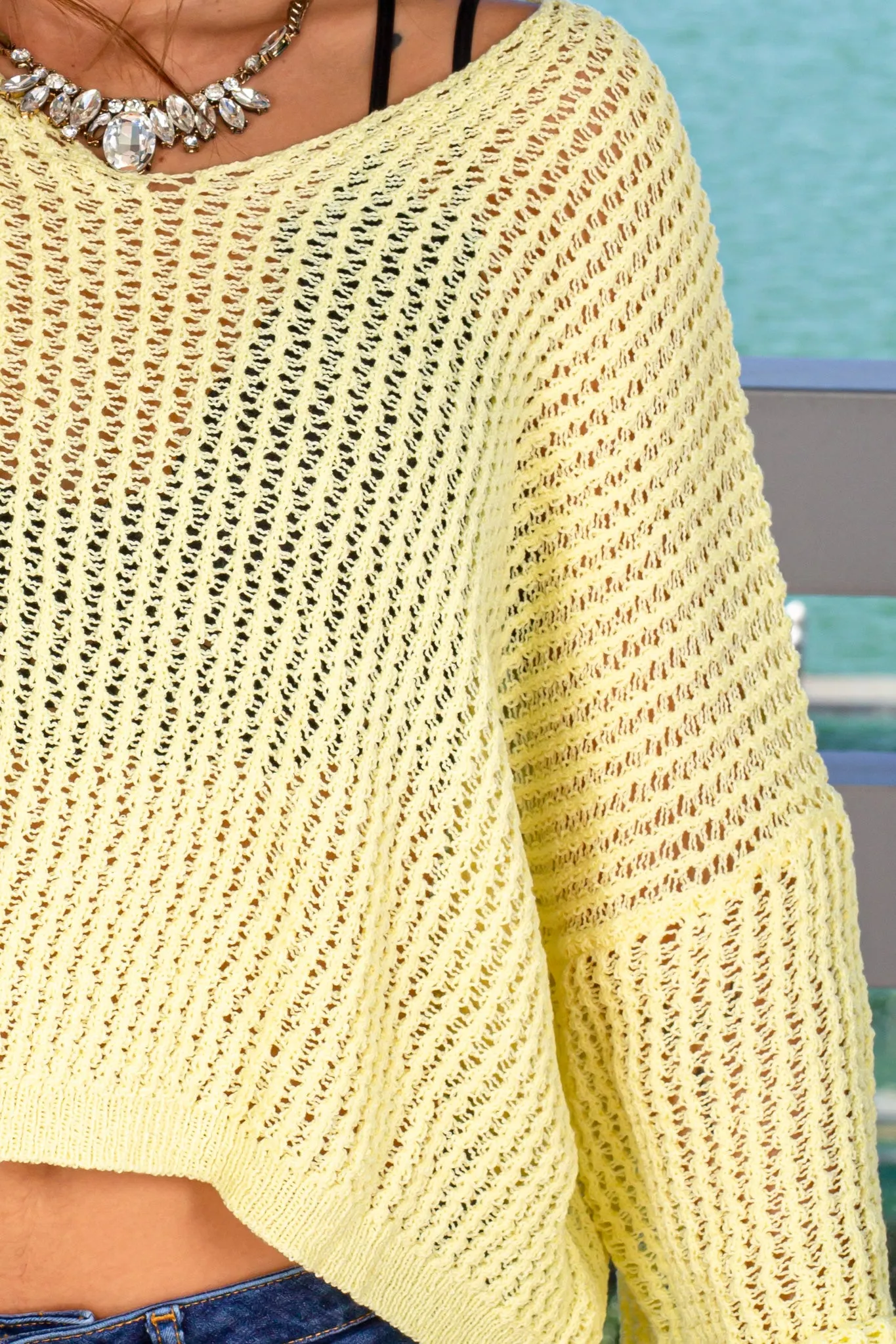 Yellow Knit Sweater